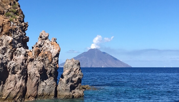 Panarea, Isole Eolie - Vista Stromboli