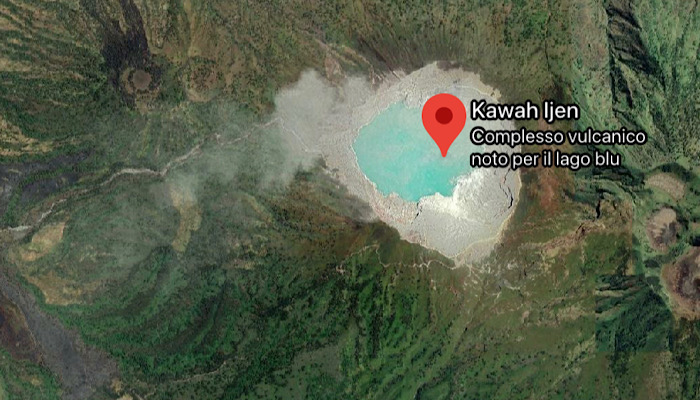 Vulcano Ijen, Indonesia: il lago acido più grande al mondo